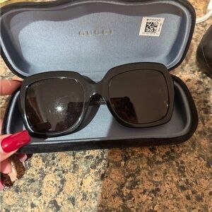 Gucci Women's Black Square Sunglasses